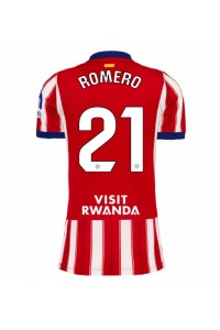 Atletico Madrid Cristian Romero #21 Fotballdrakt Hjemme Klær Dame 2026-27 Korte ermer